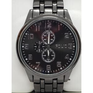 Folio, Men's Multi Function two tone watch face